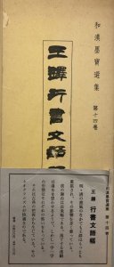 画像1: 和漢墨寶選集　第14巻　王鐸行書文語幅 (1)