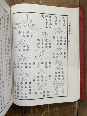 画像2: 隷書大字典 上下2冊　北京出版社